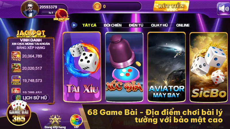 68 Game Bài – Địa chỉ tin cậy cho game bài đổi thưởng chất lượng