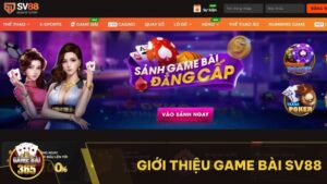 Giới thiệu game bài SV88